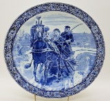 Large Blue Delft Charger - 15