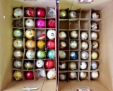 Large Lot Vintage Glass & Misc. Christmas Ornaments