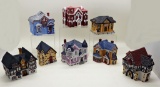 8 Yuletide Ceramic Christmas Houses