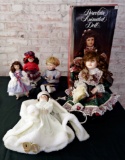 5 Vintage Misc. Bisque Head Dolls