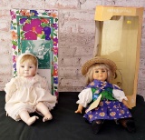 Engel Puppe Vintage Doll - In Box;     Diamond Doll Collection Bisque Baby