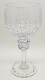 Incredible Extra Large Etched Crystal Vase - 16