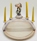 Large Hummel Figure - Angel Lights Candleholder, #241, ( Arch, Candles & Pl
