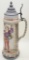 Large Hand Painted Germany Beer Stein - 17