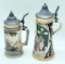 2 Germany Beer Steins - Tallest Is 11