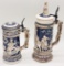 2 Germany Beer Steins - Tallest Is 12