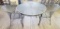 Vintage Woodard Iron Table & 2 Chairs - Table 42