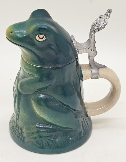 Old West Germany Stein - Frog, 6"