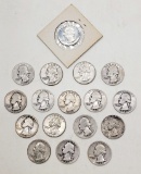 16 Nickels - Mostly 1940s-50s