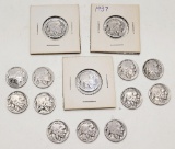 14 Buffalo Nickels