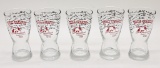 Set Of 5 1964 St. Louis Cardinals World Series Beer Glasses - 6