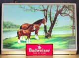 Vintage Budweiser Beer Lighted Sign - 20