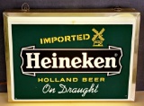Vintage Heineken Beer Sign - 11½
