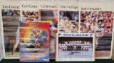 Lot Vintage Sports Posters - Hockey & Baseball, Ozzie Smith, Gary Carter, T