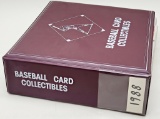 Large Volume Baseball Cards In Binder - 1988, 925 Cards