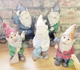 5 Vintage Gnomes - Tallest Is 13½