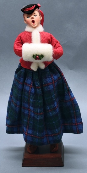 Simpich Doll - Lady W/ Muff, 12"