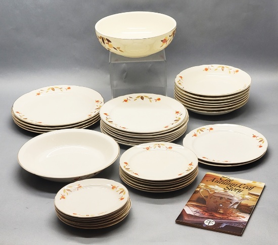 Jewel T Autumn Leaf - Includes 9" Round Serving Bowl, 7 8½" Soup Bowls, 7 9