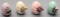 4 Wooden Hand Carved & Painted Hatching Eggs