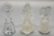 3 Perfume Bottles - Tallest Is 7¼