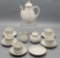 Coffee Service - Wien Augarten, Service For 6 Less 1 Cup