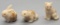 Fenton Hand Painted Satin Glass - Includes Bunny, Frog & Cat