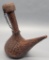 Tooled Leather Bull & Matador Decanter W/ Lid - 12