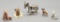 5 Small Animal Figures