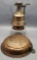 2 Large Metal & Copper Pieces - Jug Is 13