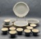 Vintage Harker Pottery Co. Dinnerware - Pate-Sur-Pate, Includes: 12 9½