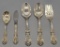5 Pieces Reed & Barton Sterling - Francis I, (total 11.91 Ozt), 5-piece Hos