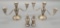 Pair Sterling 3-cup Weighted Candelabras (29.98 Ozt - 6
