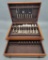 50-Piece Wallace Sterling Flatware Set - Rosepoint, In Box, (total 66.06 Oz