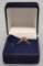 14kt Gold & Ruby Ladies Ring - Size 6, 1.4 G