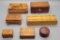7 Vintage Wooden Boxes - Largest Is 12½
