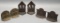 3 Pairs Vintage Bookends
