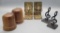 3 Pairs Vintage Bookends