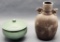 Hand Thrown Pottery Bowl W/ Lid - 6
