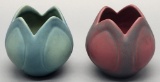 Van Briggle Turquoise Tulip Vase - 3½