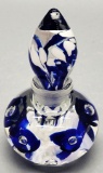 Art Glass Paperweight Perfume Bottle - 6