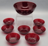 8-piece Royal Ruby Berry Set