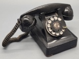 Old Bakelite Telephone W/ Rotary Dial