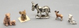 5 Small Animal Figures