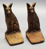 Pair Old German Shepherd Bookends - 6½