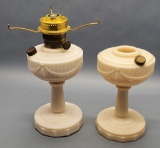 2 Aladdin Lincoln Drape Lamp Bases