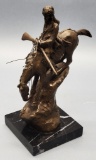 Nice Bronze & Marble Recast - 9¼