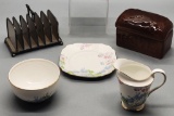 Estate Lot - Includes: Royal Wildflower 3-piece Set, English Toast Caddy, C