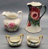 Large Hand Painted Pitcher - 10