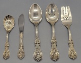 5 Pieces Reed & Barton Sterling - Francis I, (total 11.91 Ozt), 5-piece Hos