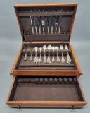 50-Piece Wallace Sterling Flatware Set - Rosepoint, In Box, (total 66.06 Oz